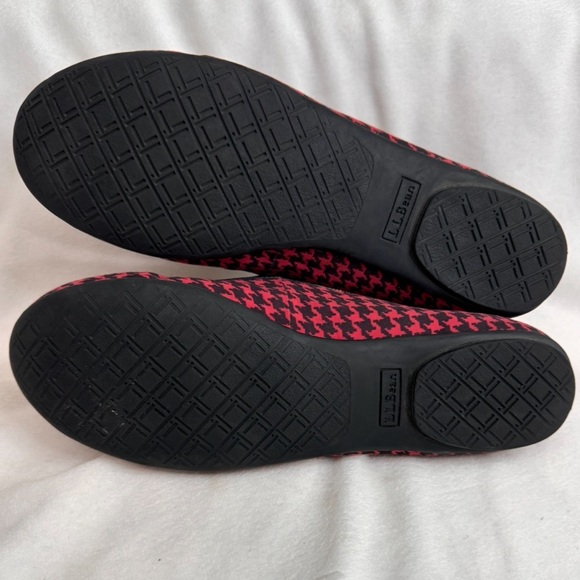 L.L. Bean Houndstooth Flat Shoes  9 - Picture 9 of 11